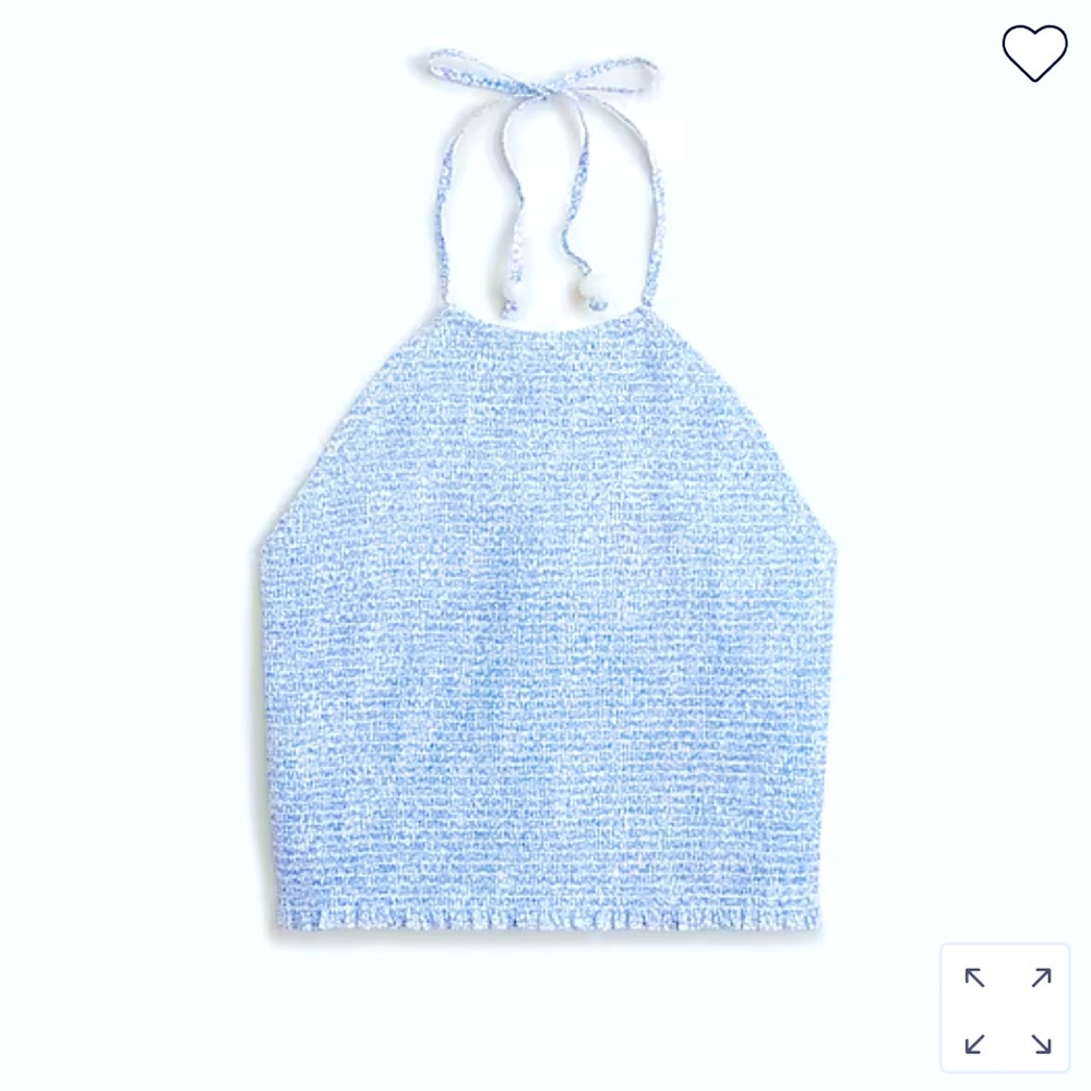 J. Crew Smocked Halter in Liberty Floral